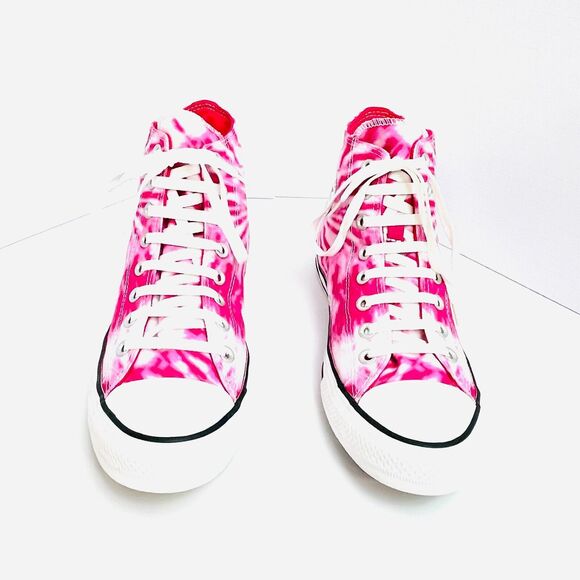 Converse Chuck Taylor Hi Top Pink Tie Dye Canvas Sneaker W Sz 11 M Sz 9 $25,00 - Picture 2 of 7